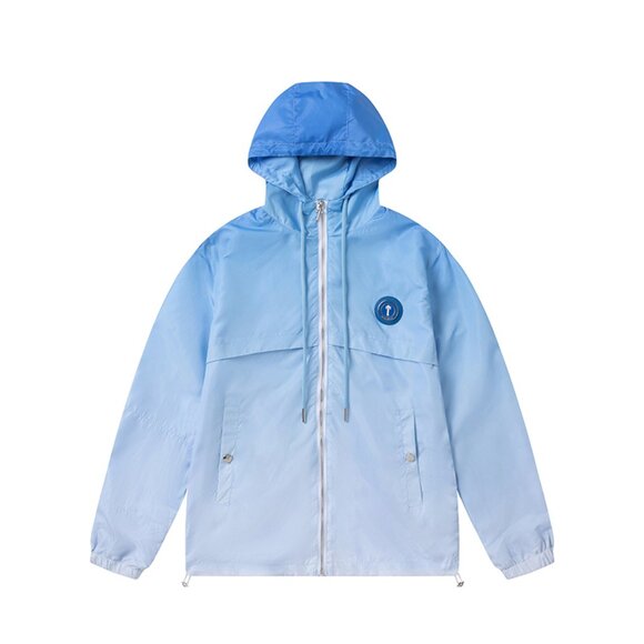 Trapstar Light Blue Hooded Windbreaker - Picture 1 of 4